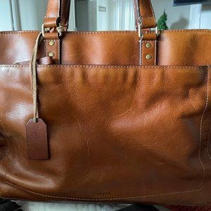 Fossil Men’s Leather Haskell Messenger/Laptop Bag
